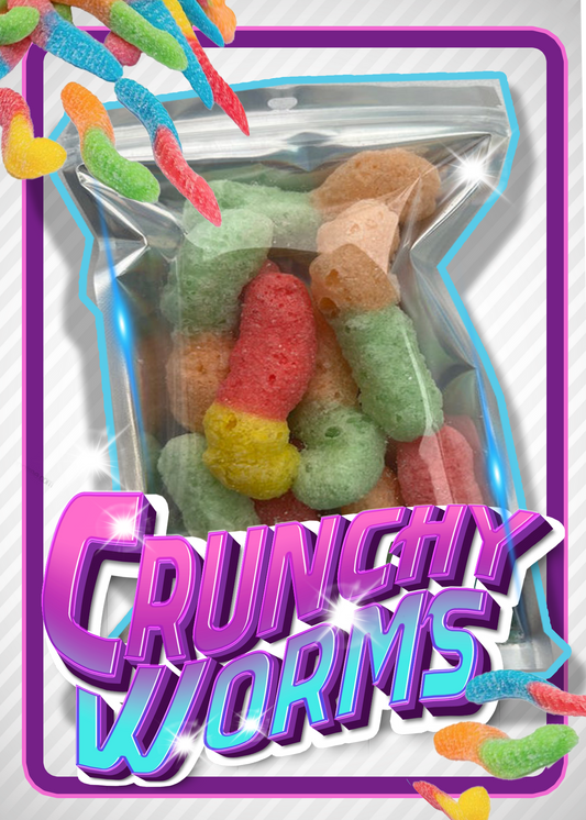 Freeze Dried Gummy Worms